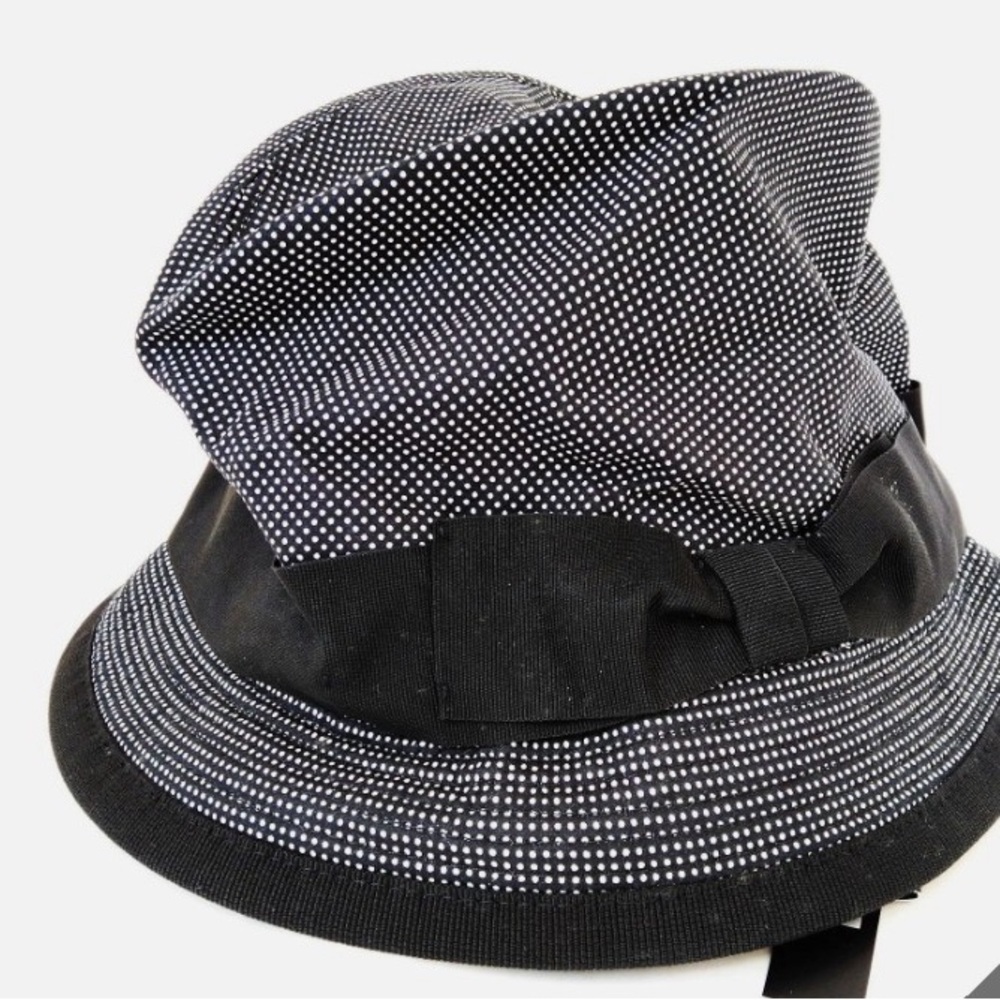 Dolce & Gabbana Black and White Polka Dot Hat